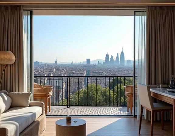 Vista dal balcone della Suite Panoramica Montenapoleone